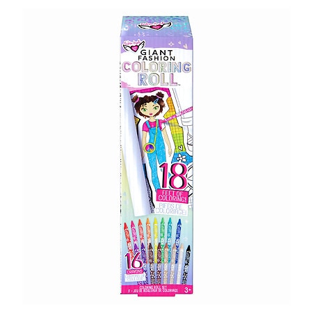 Fashion Angels Coloring Fashion Roll - 1.0 ea