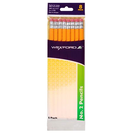 Wexford No. 2 Yellow Pencils - 8.0 ea