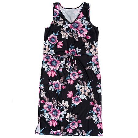 West Loop Women's Floral Printed Drawstring Dress - X-Large 1.0 ea