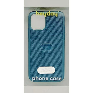 HeyDay Corduroy iPhone Hard Shell Case Cover with Rubber Bumpers - Teal Green (For iPhone X  XS  11 Pro)