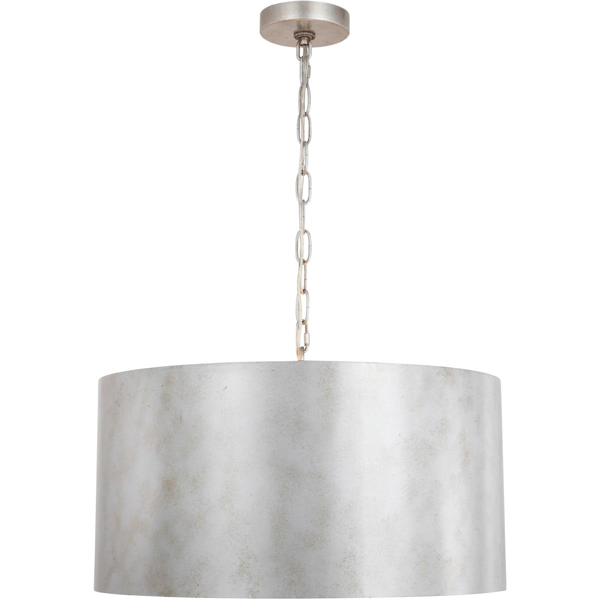 Living District Miro 3-Light Mid-Century Metal Pendant in Vintage Silver - Like New
