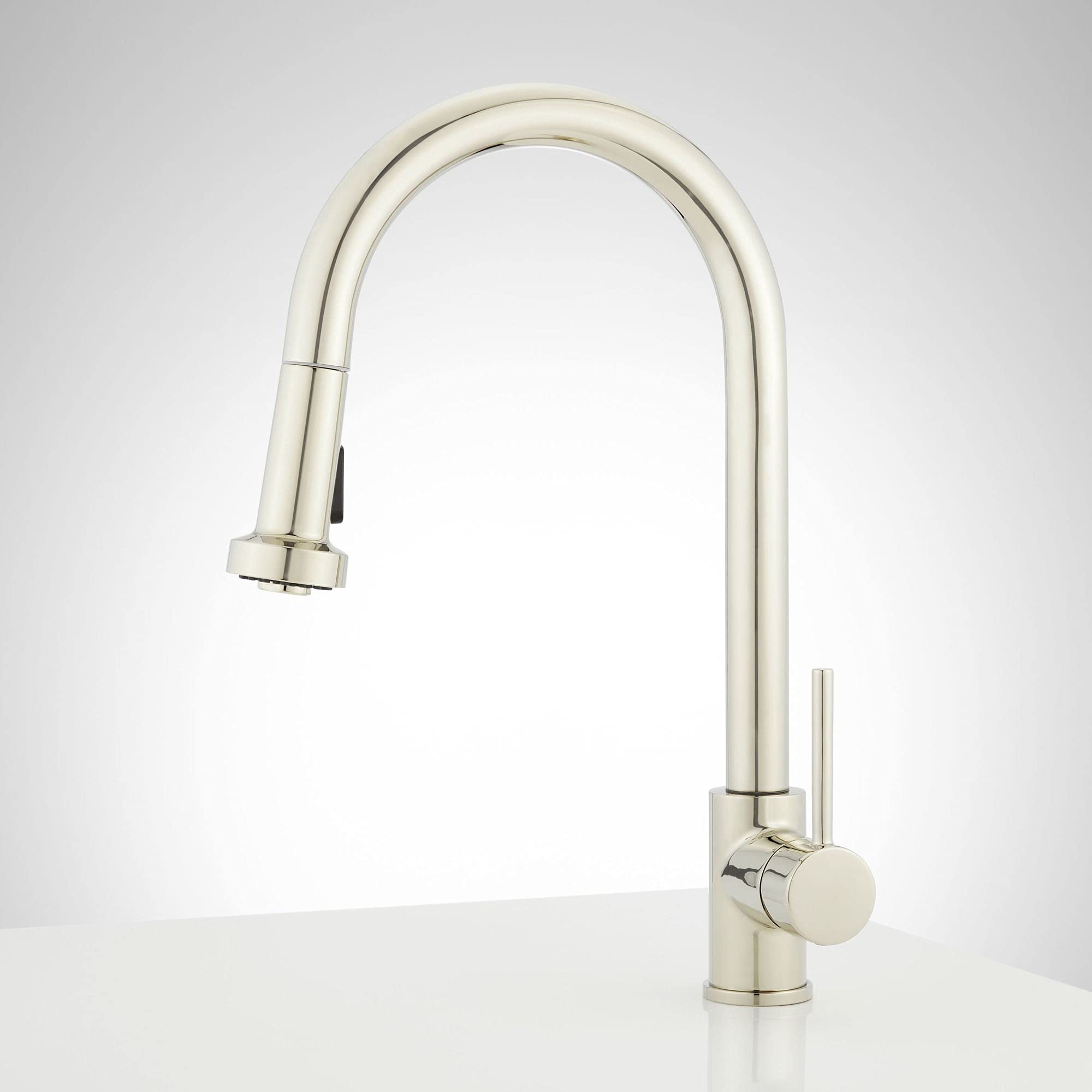 Signature Hardware 465184 Ridgeway 1.75 GPM Single Handle Pull-Down Kitchen Faucet