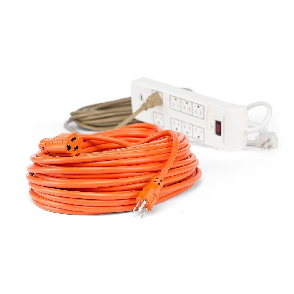 HDX 100 ft. 16/3 Indoor/Outdoor Extension Cord, Orange