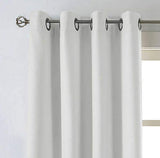 Hadley 84-Inch Grommet 100% Blackout Window Panel in White