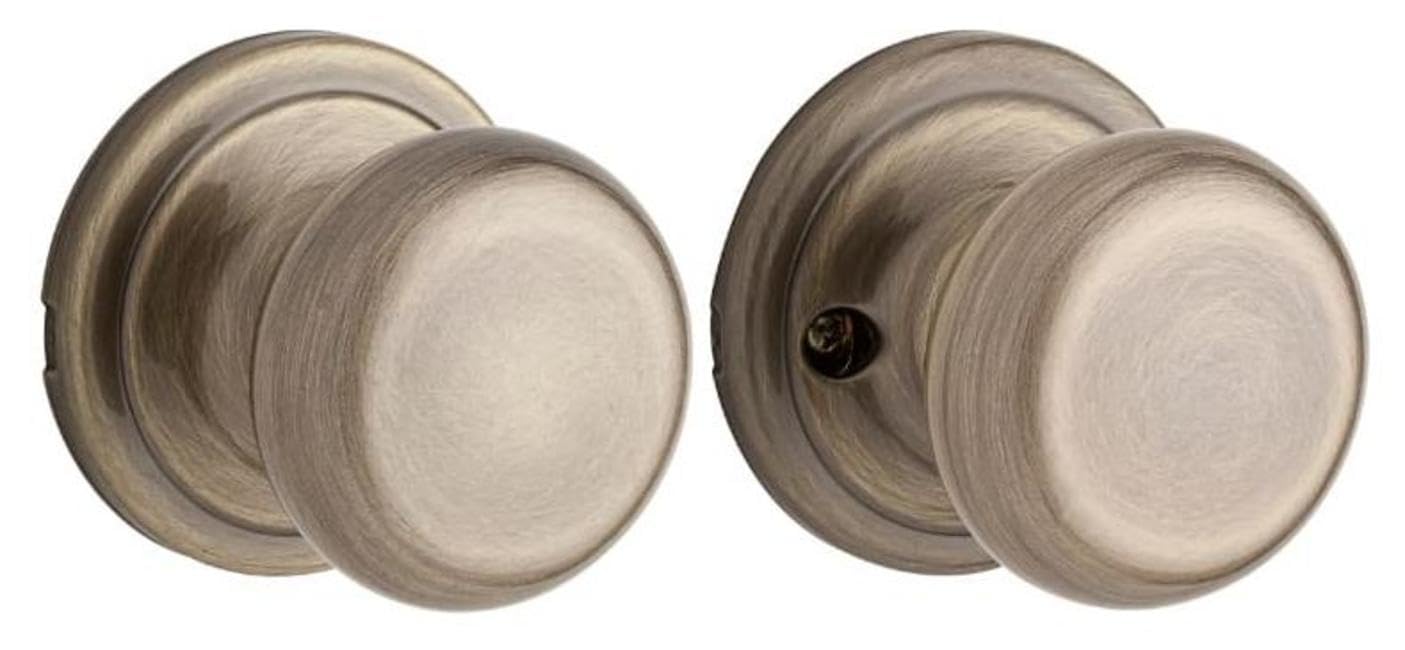 Kwikset 720H Hancock Passage Door Knob Set - Polished Brass