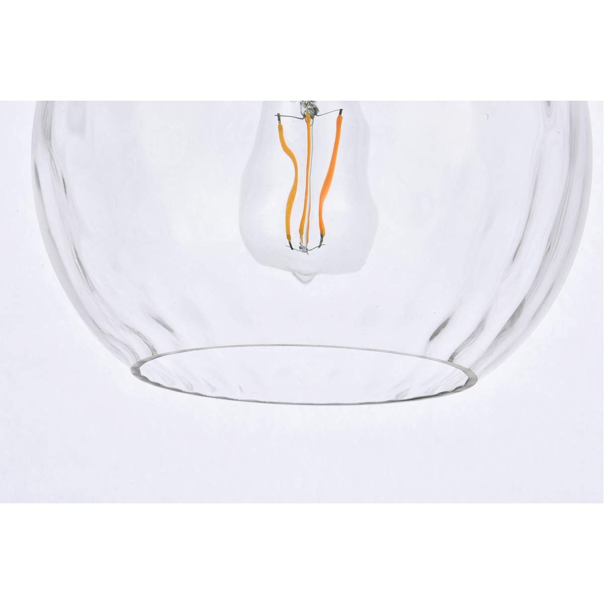 Living District Cashel 10 inch Light Chrome Pendant