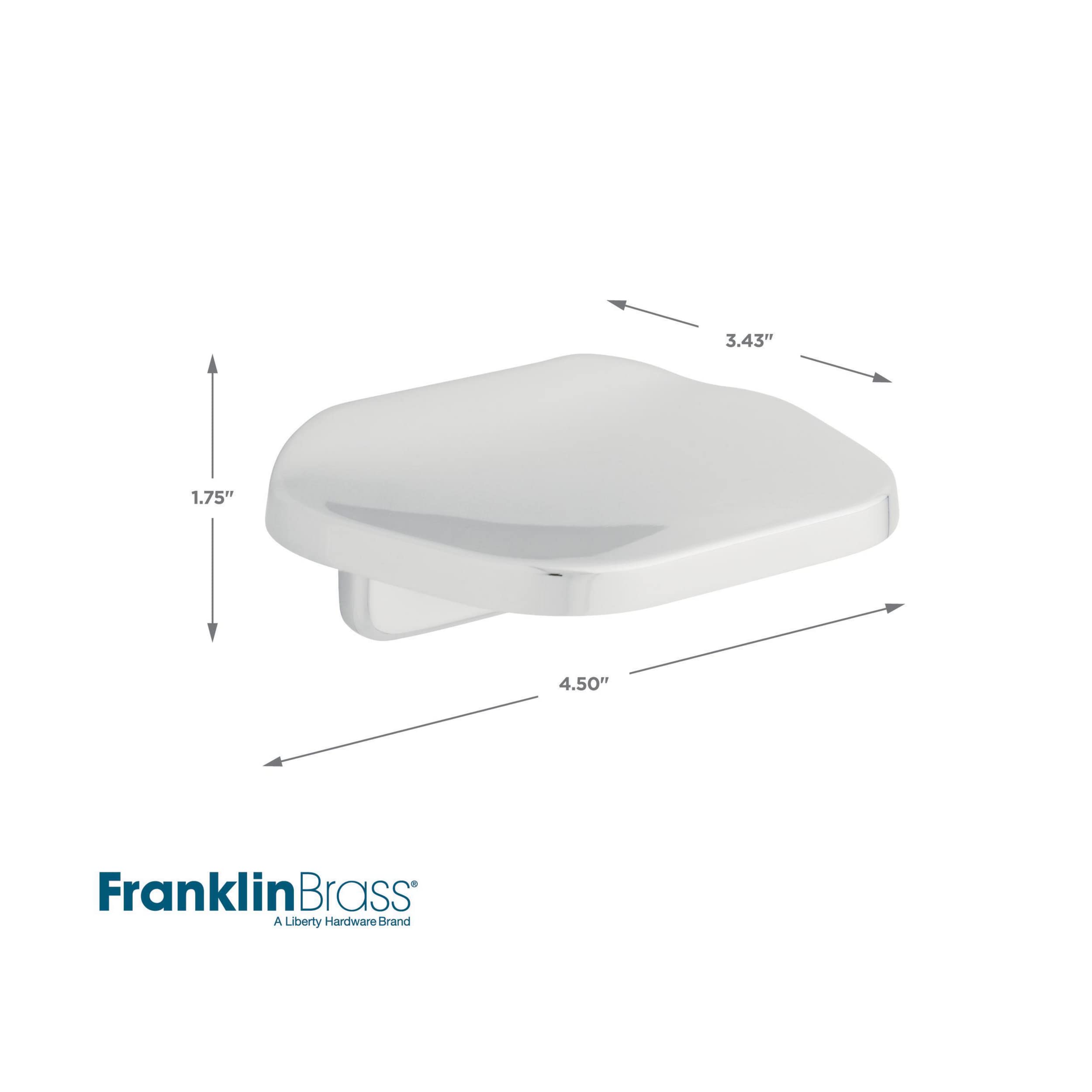 Franklin Brass D2406PC, Bath Hardware Accessories, Futura Soap Dish, Polished Chrome