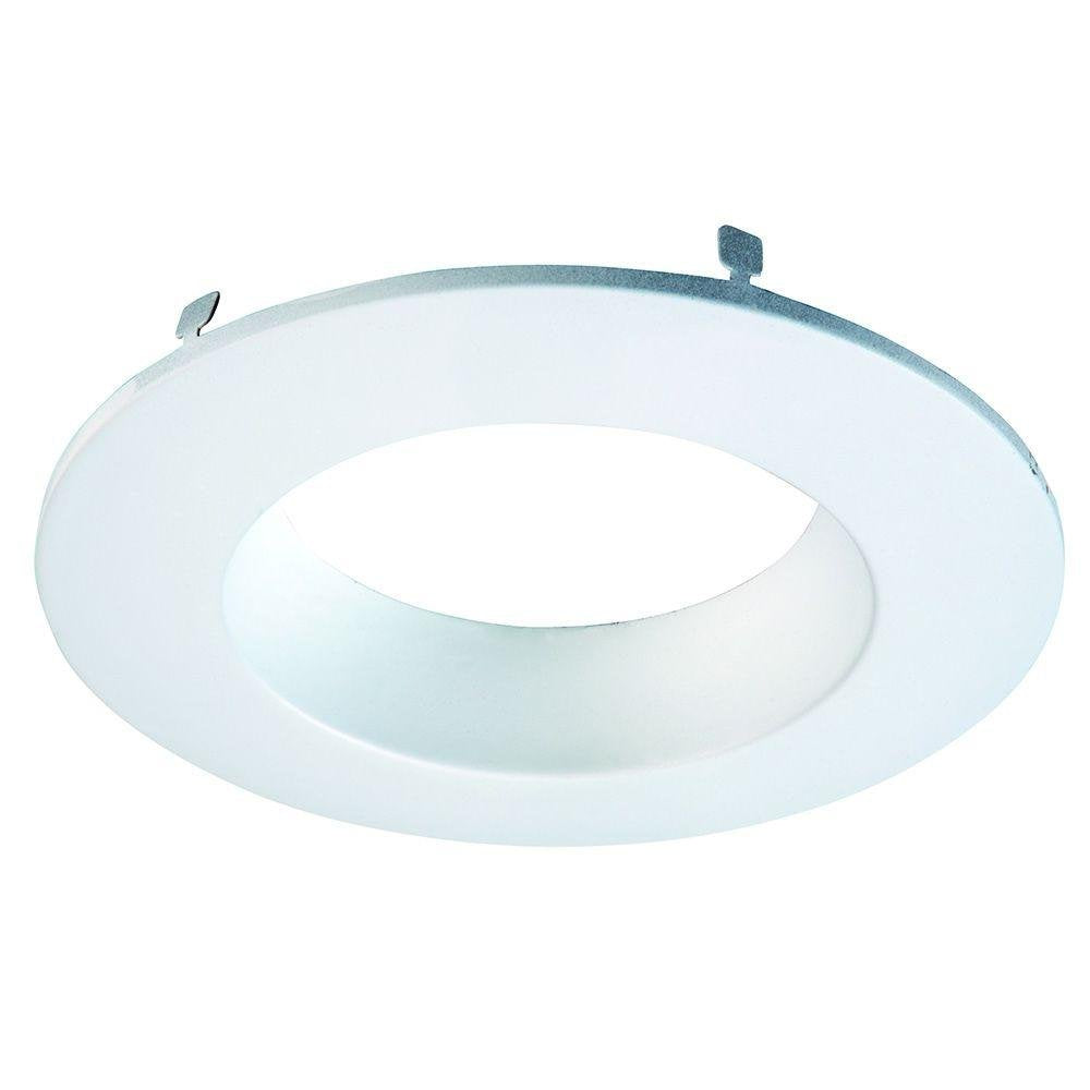 HALO RL 5 in. and 6 in. White Primed Recessed Lighting Retrofit Replaceable Trim Ring