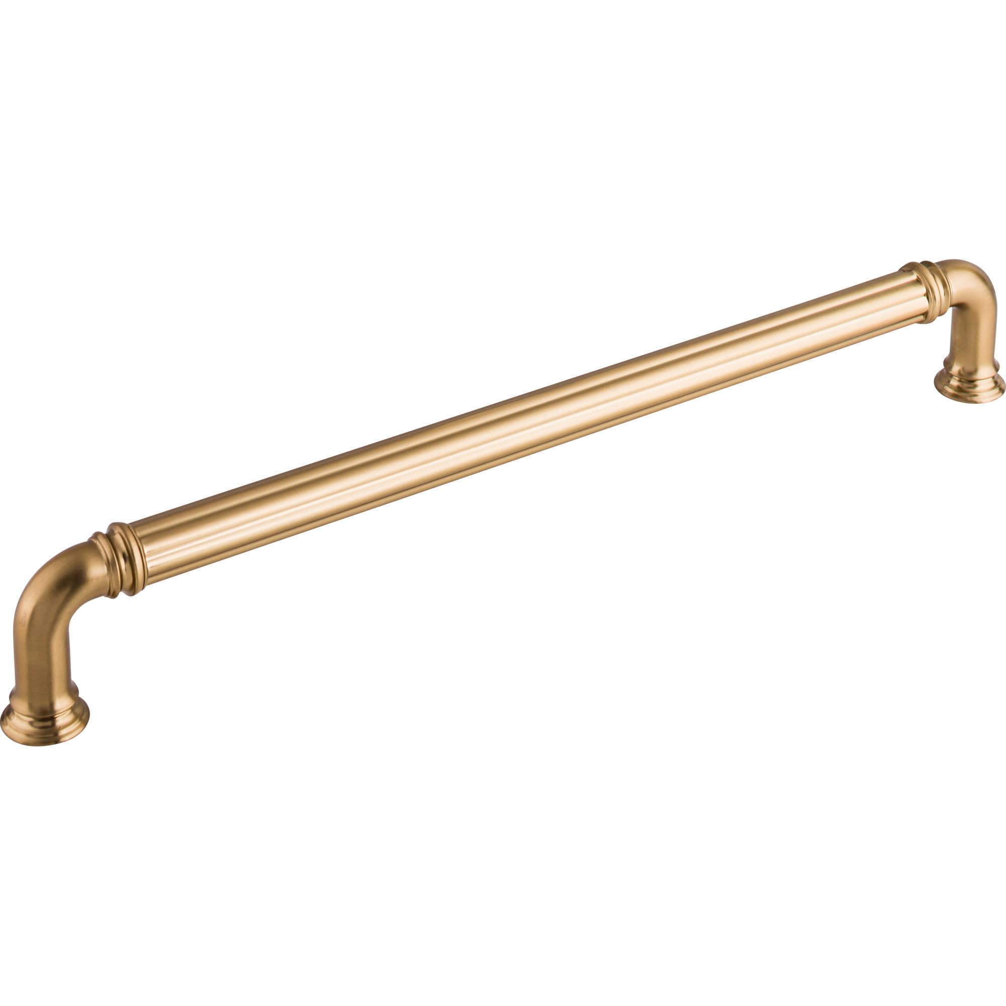 Top Knobs TK328AG TK328 Reeded 18 Inch Center to Center Appliance Pull from The Chareau Collection