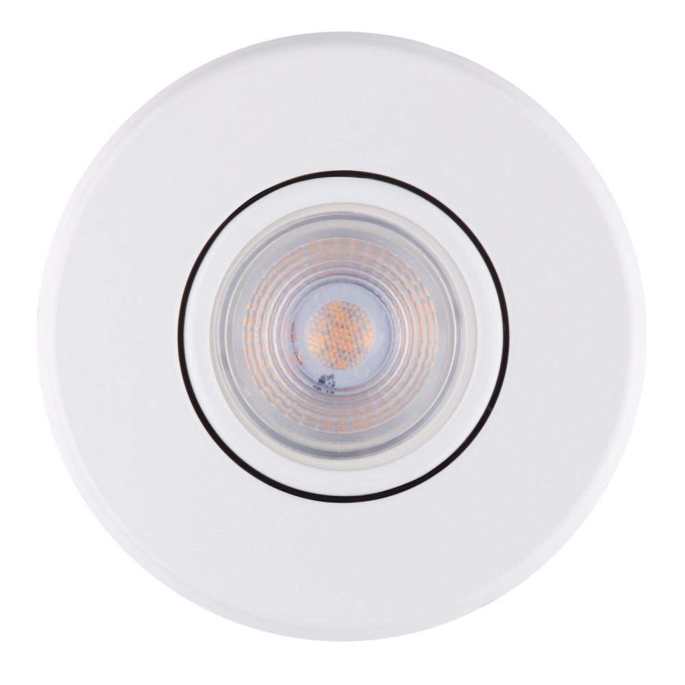 Commercial Electric 3 in. New Construction or Remodel Recessed Kit with LED Bulb