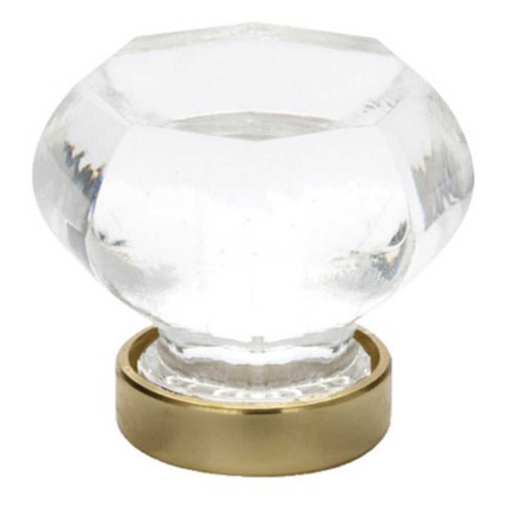 Old Town Crystal Knob Finish: Bright Nickel, Size: 1.25" H x 1.25" W x 1.13" D