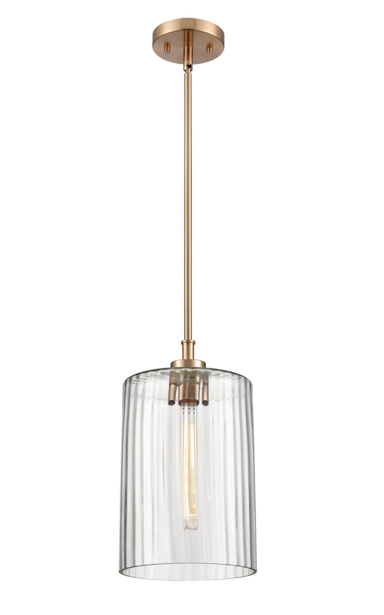 Millennium Lighting Chastine 1 Light Pendant Fixture in Modern Gold