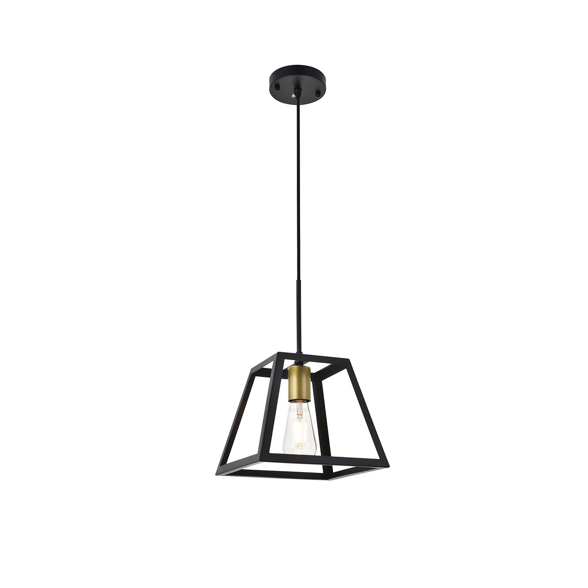 Elegant Lighting Living District Indoor Modern Home Decorative Bright Ceiling Resolute 1 Light Pendant - Like New