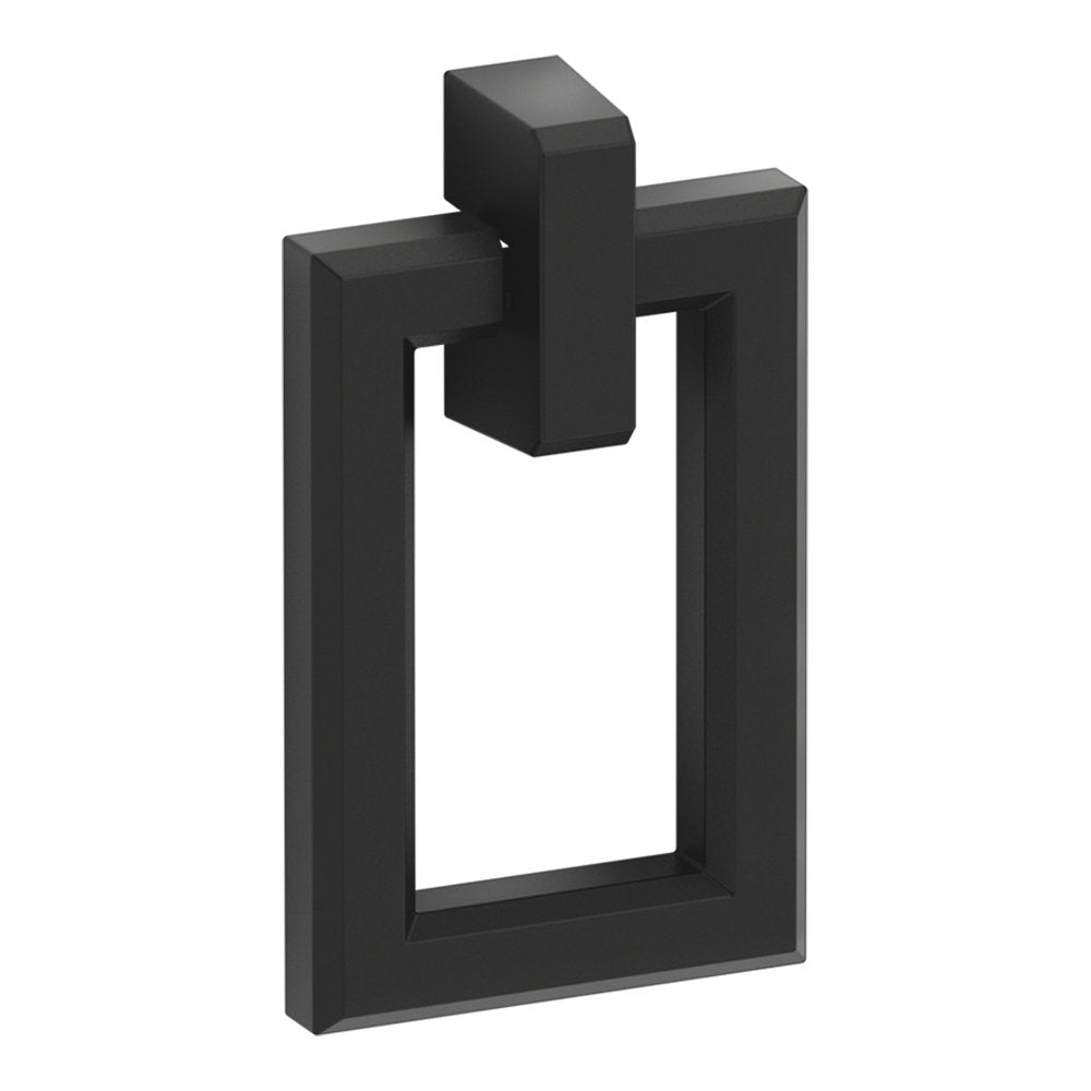 KOHLER K-99687-HF3 Poplin Rectangular Pull, Black