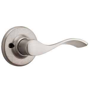 Kwikset 488BL RH 15 V1 Satin Nickel Balboa Right Hand Dummy Lock