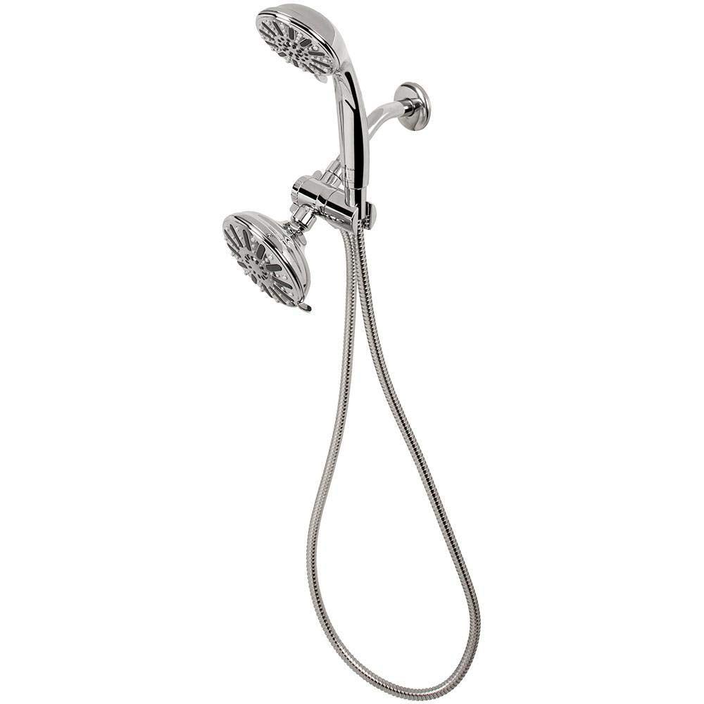 Glacier Bay 6-Spray Hand Shower and Showerhead Combo Kit in Chrome