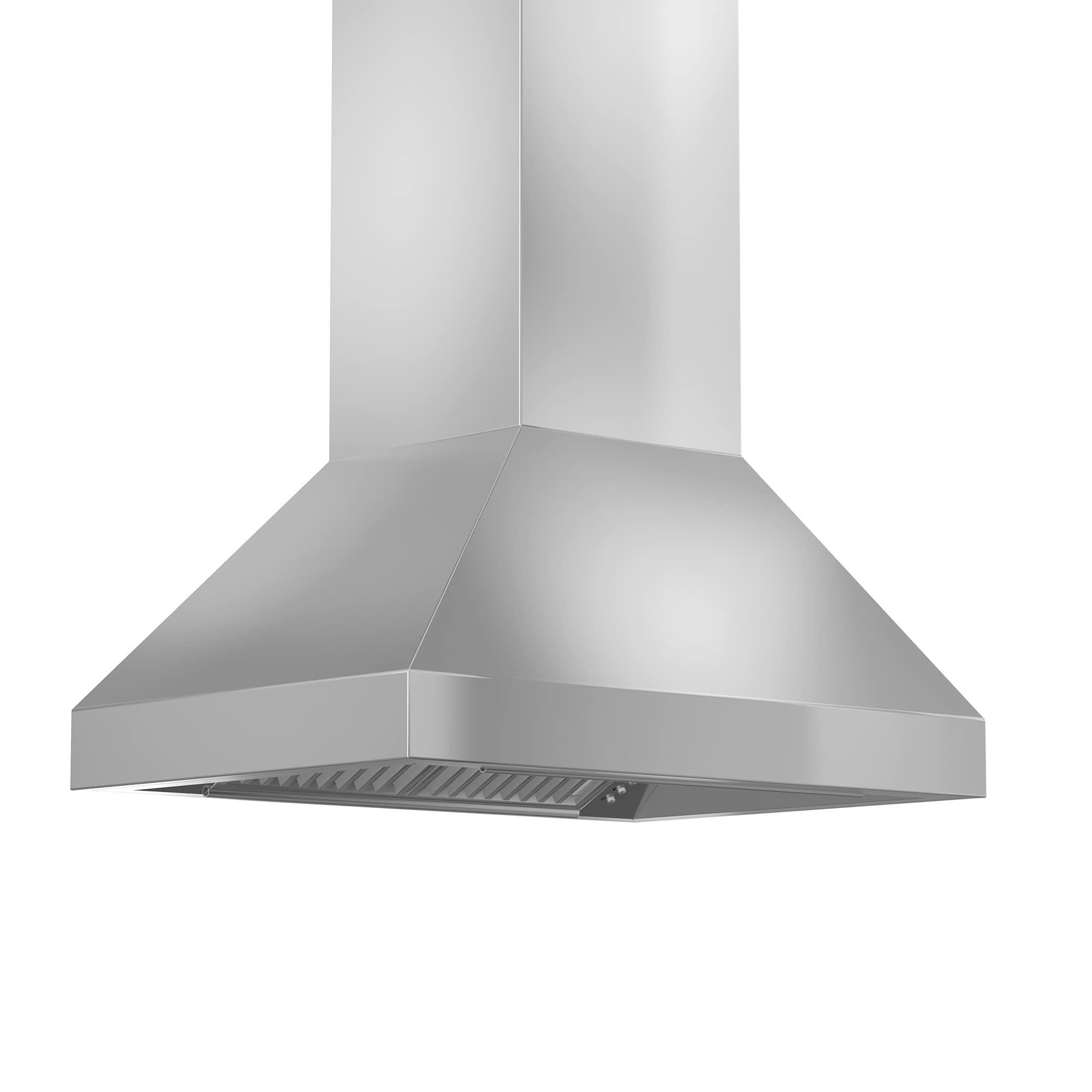 ZLINE 48 in. Island Mount Range Hood in Stainless Steel with Remote Dual Blower