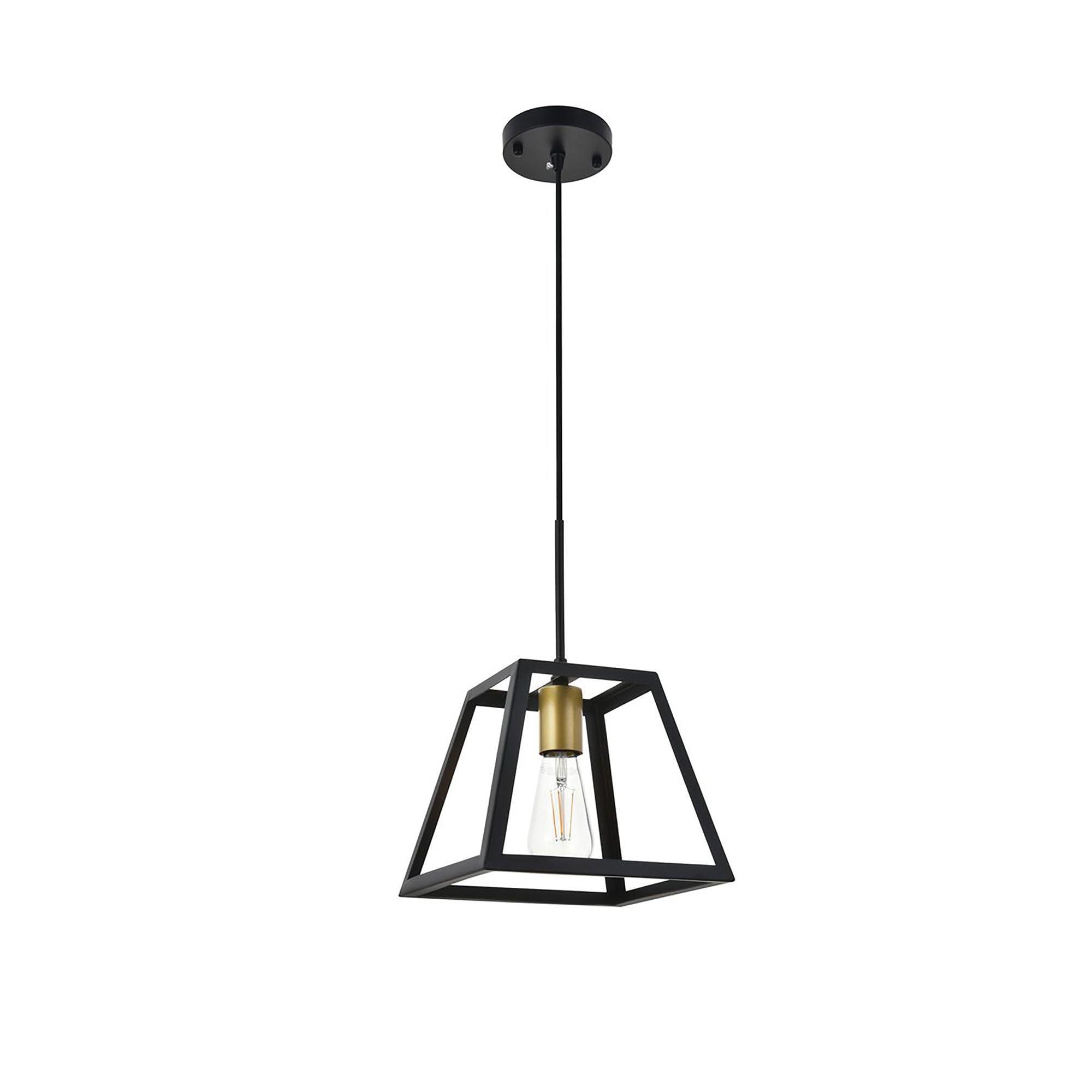 Elegant Lighting Living District Indoor Modern Home Decorative Bright Ceiling Resolute 1 Light Pendant - Like New