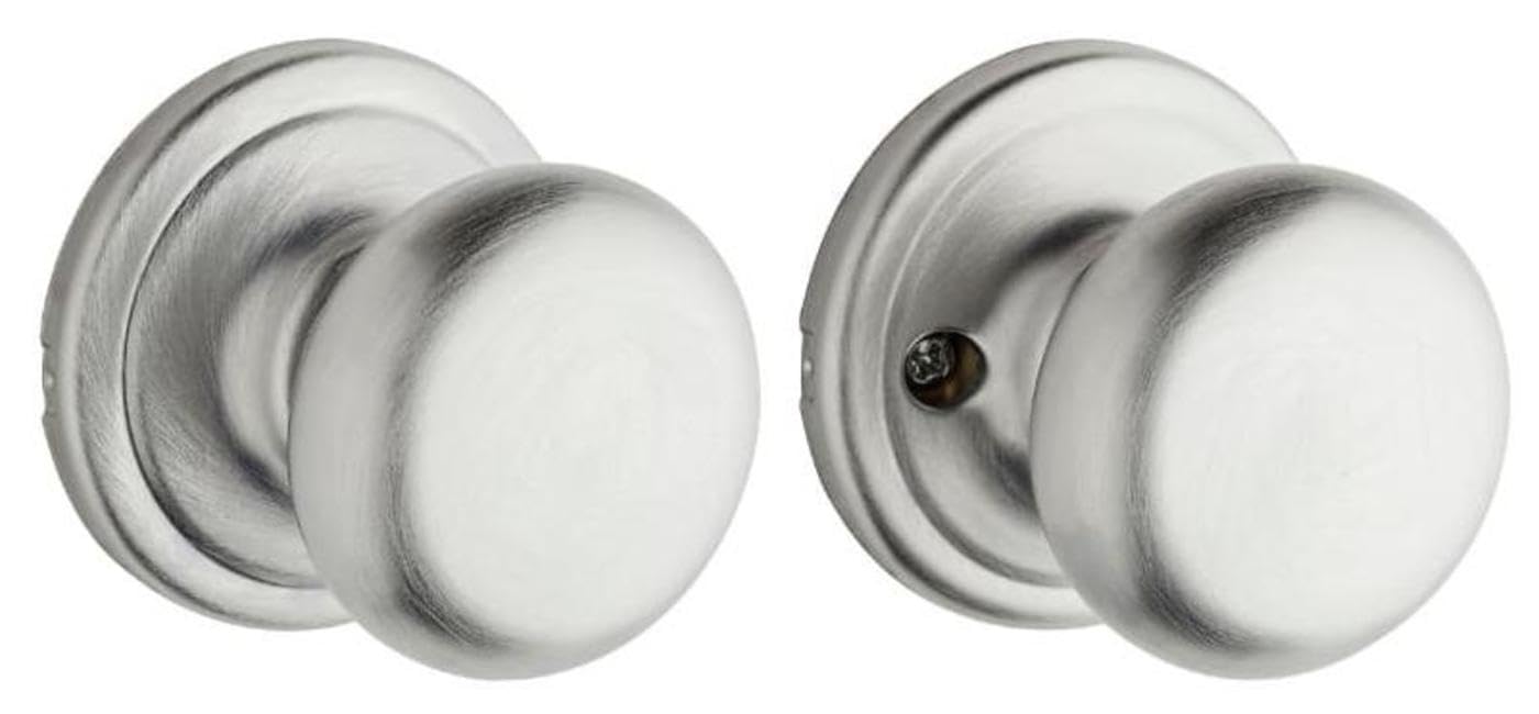 Kwikset 720H Hancock Passage Door Knob Set - Polished Brass