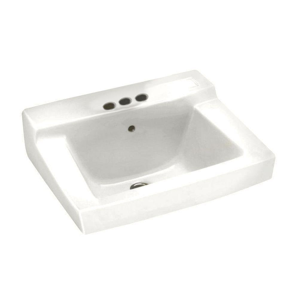 American Standard 0321.026.020 Declyn 4-Inch Centerset Wall Mount Sink, White