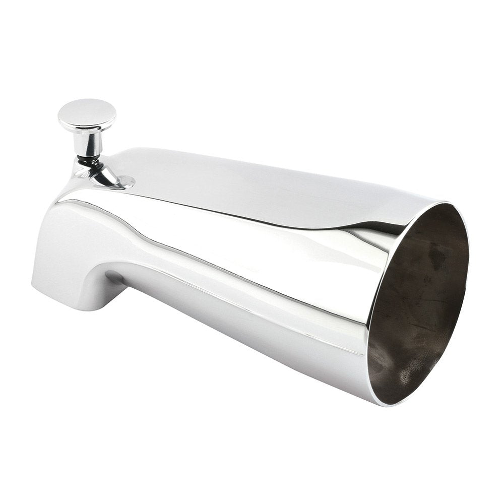 Prime-Line MP54510 Tub Spout with Diverter, 1/2 In. FIP, Zinc Diecast, Chrome-Plated Finish (Single Pack)