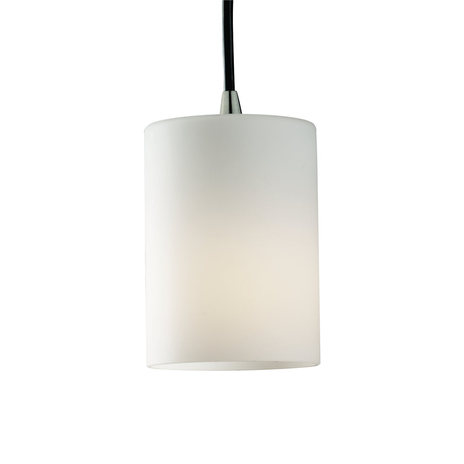 Justice Design Group FSN-8815-10-OPAL-DBRZ Fusion Collection Mini 1-Light Pendant