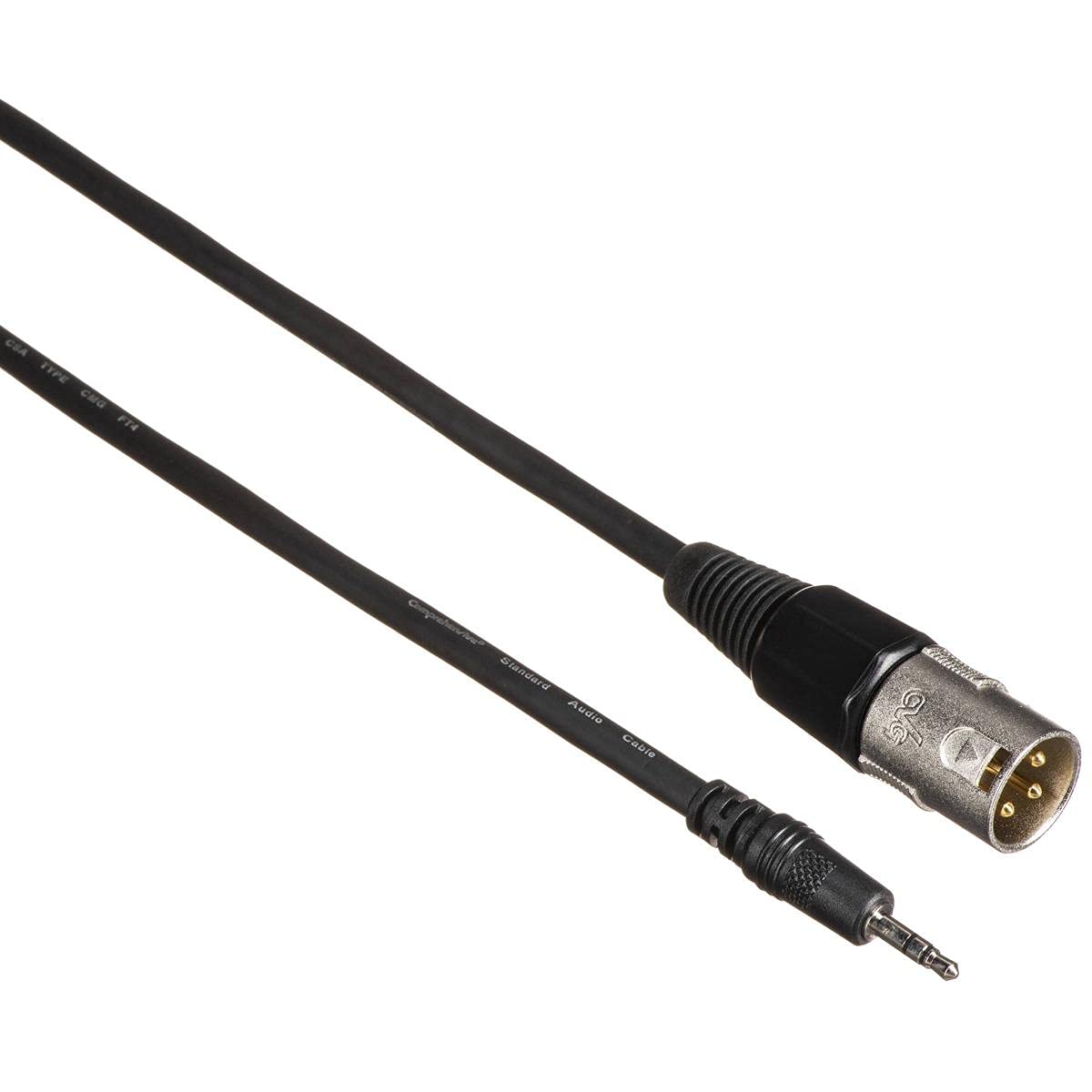 6ft Xlr M To Trs Mini M Cable Std Series