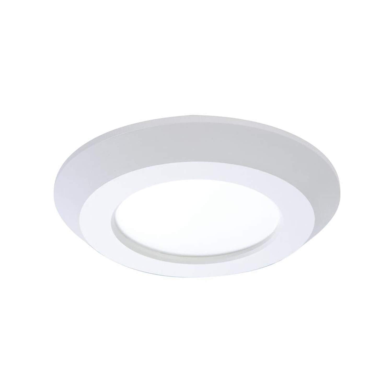 HALO 4 inch SLDSL4069S1EMWR Integrated Surface Mount LED Downlight, Dimmable, Selectable CCT (2700K, 3000K, 3500K, 400K, 5000K), White