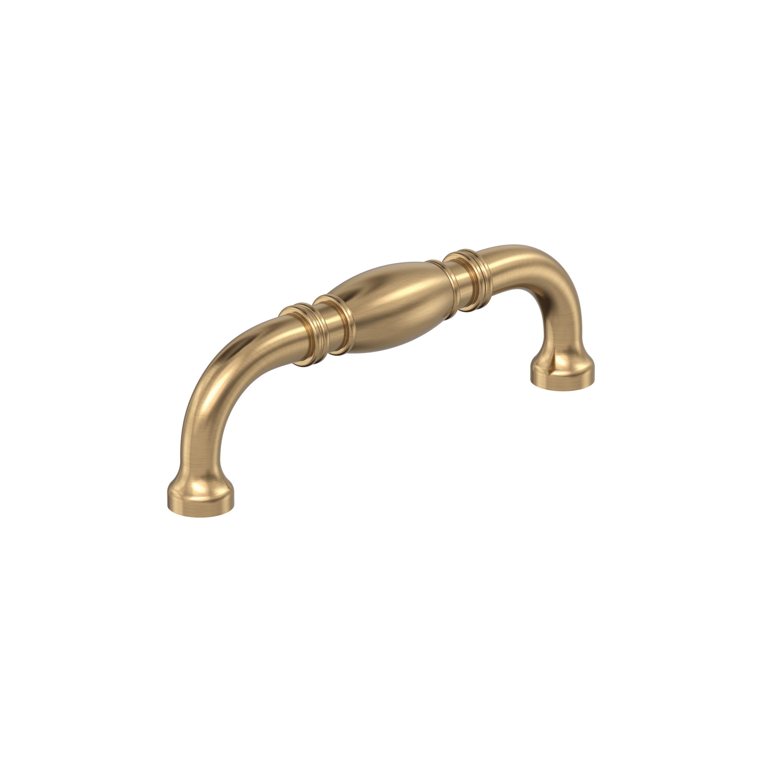 Amerock BP55243CZ Champagne Bronze Cabinet Pull | 3-3/4 inch (96mm) Center-to-Center Cabinet Hardware | Granby | Furniture Hardware | Drawer Pull