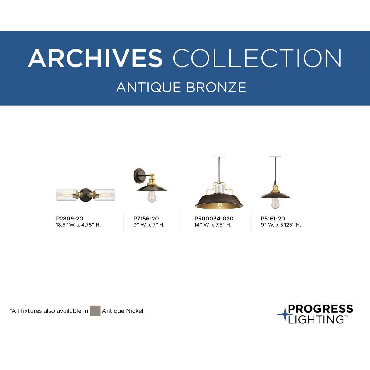 Archives Collection 1-Light Antique Bronze Brass Paint Inside Metal Shade Farmhouse Mini-Pendant Light