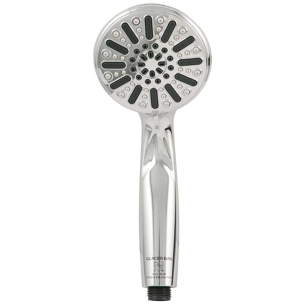 Glacier Bay 6-Spray Hand Shower and Showerhead Combo Kit in Chrome