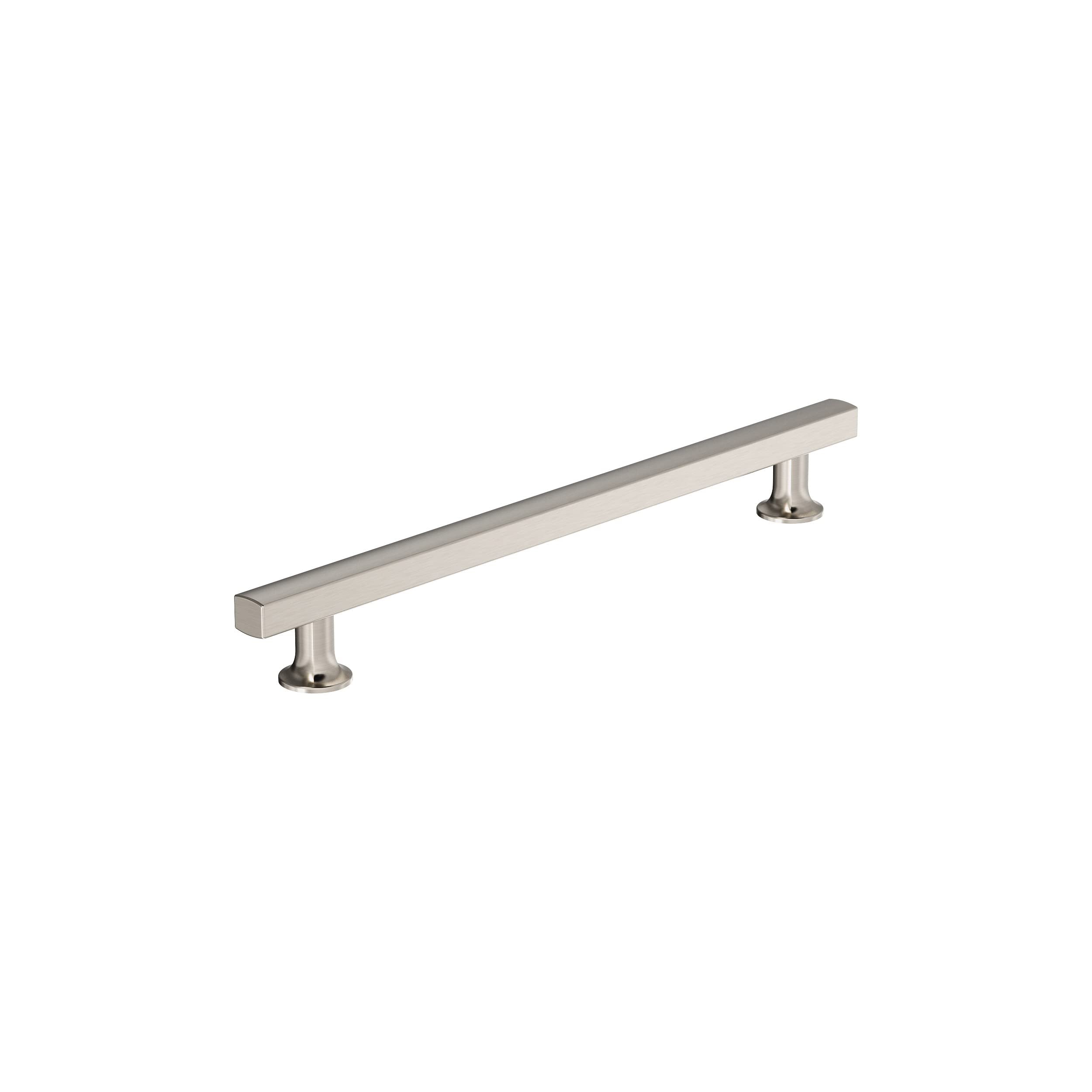 Amerock Corp BP37108G10 Everett Pull, 8-13/16 in (224 mm) Center-to-Center, Satin Nickel