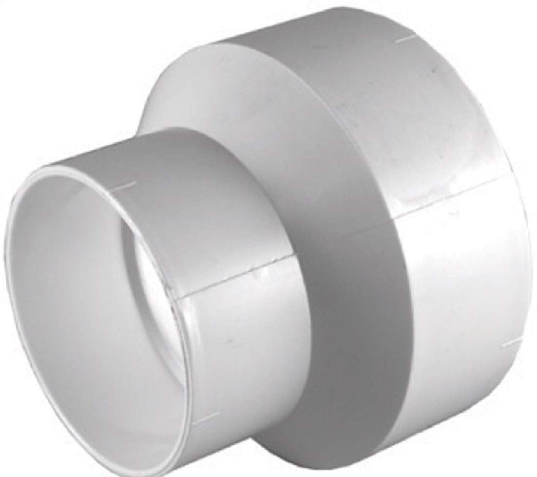 Charlotte Pipe PVC011020600HA Schedule 30 3 x 1-1/2 in. Dia. Hub PVC Reducing Coupling, One Size, Red