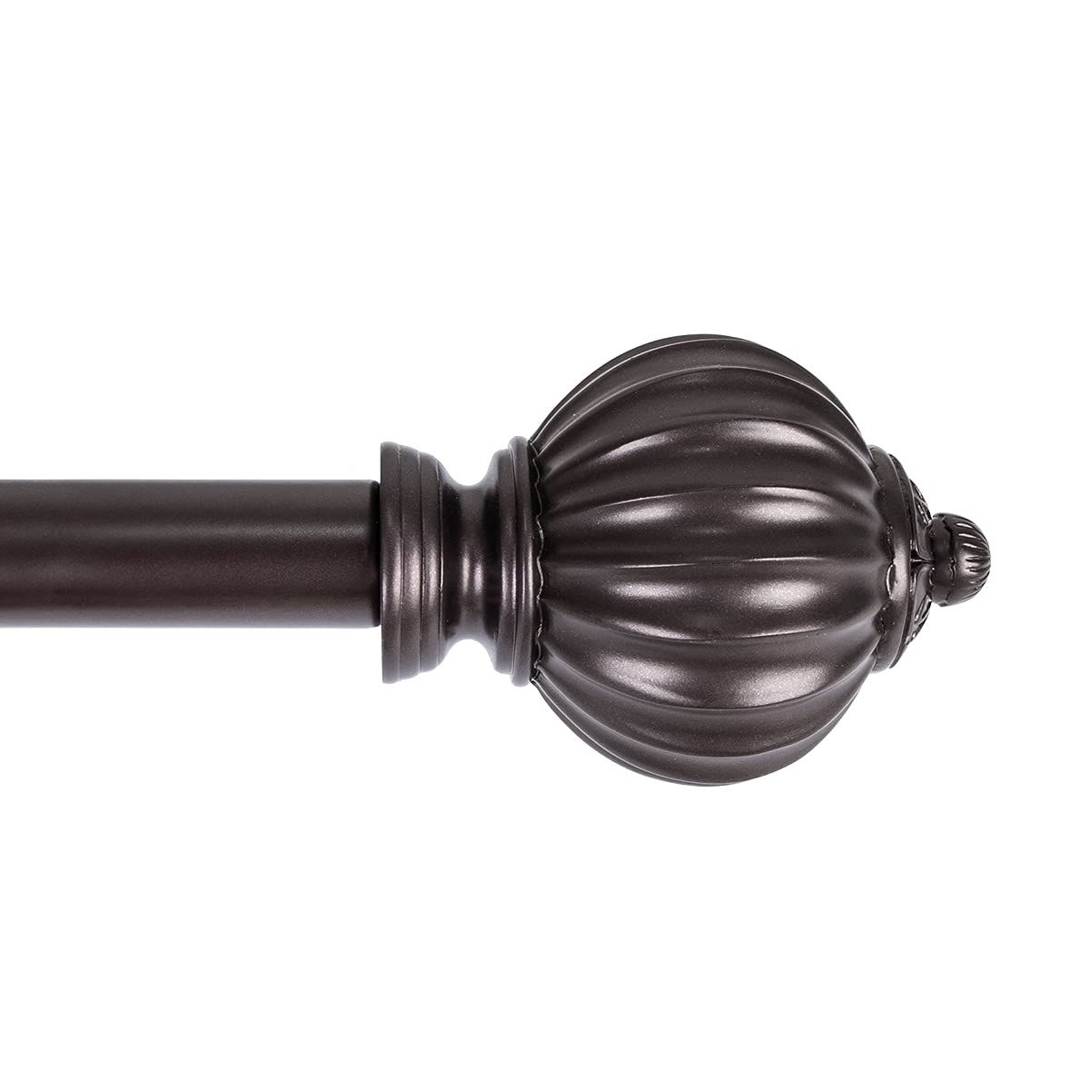 UTOPIA ALLEY 3/4 Inch Curtain Rod - Curtain Rods For Windows 48 to 86 Inch, Adjustable Drapery Rods, Oil rubbed bronze Curtain Rods, Bedroom & Living Room Decorative Curtain Rods, Tapestry Poles (Oil rubbed bronze, 48"-86")