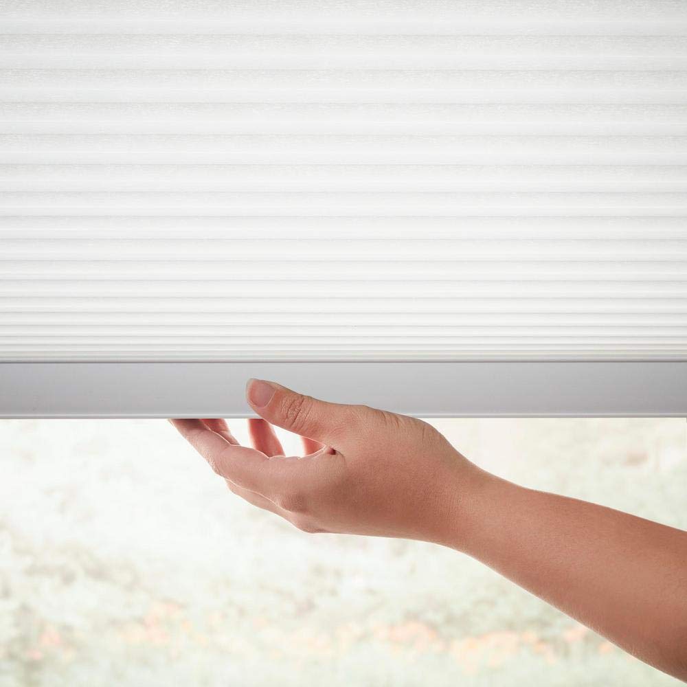 Cut-to-Width Snow Drift 9/16 in.Top-Down Bottom-Up Cordless Cellular Shade - 23 in. W x 72 in. L