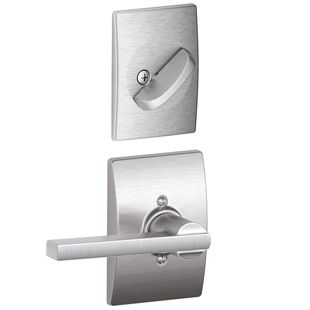 Schlage F59 LAT 626 CEN Century Collection Latitude Handleset Interior Lever, Satin Chrome (Interior Half Only)