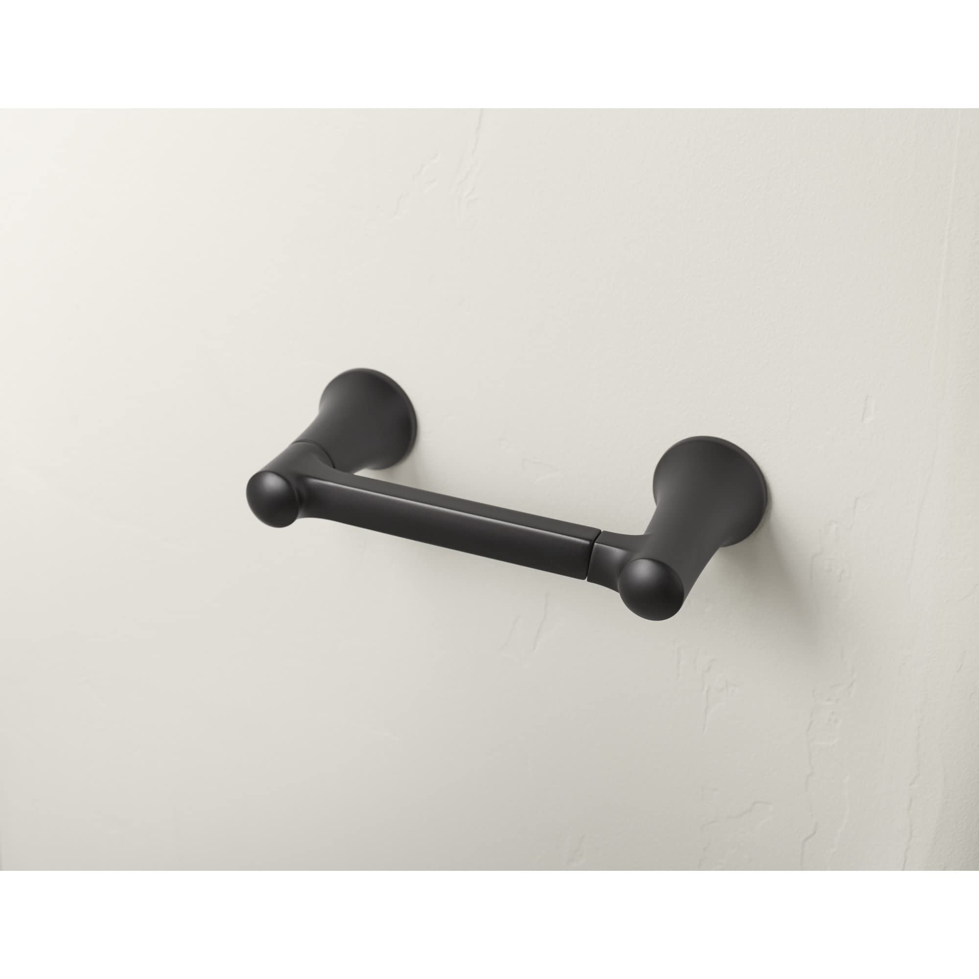 Kohler K-21954 Tempered Wall Mounted Pivoting Toilet Paper Holder - Nickel