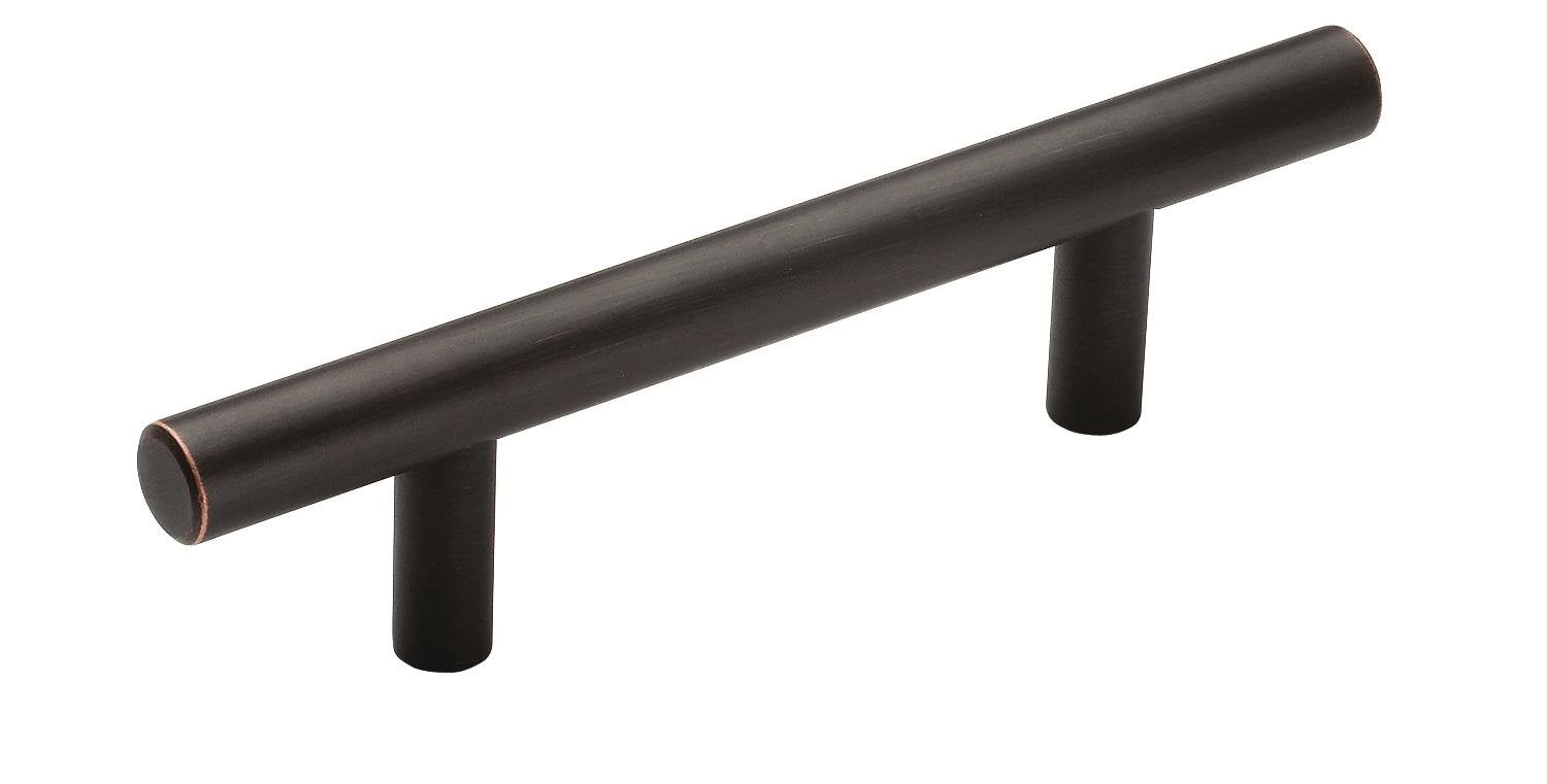 Amerock | Cabinet Pull | Oil Rubbed Bronze | 3 inch (76 mm) Center to Center | Bar Pulls | 1 Pack | Drawer Pull | Drawer Handle | Cabinet Hardware