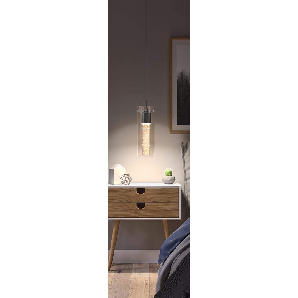 Artika Essence 7.5-Watt Chrome Integrated LED Pendant Light