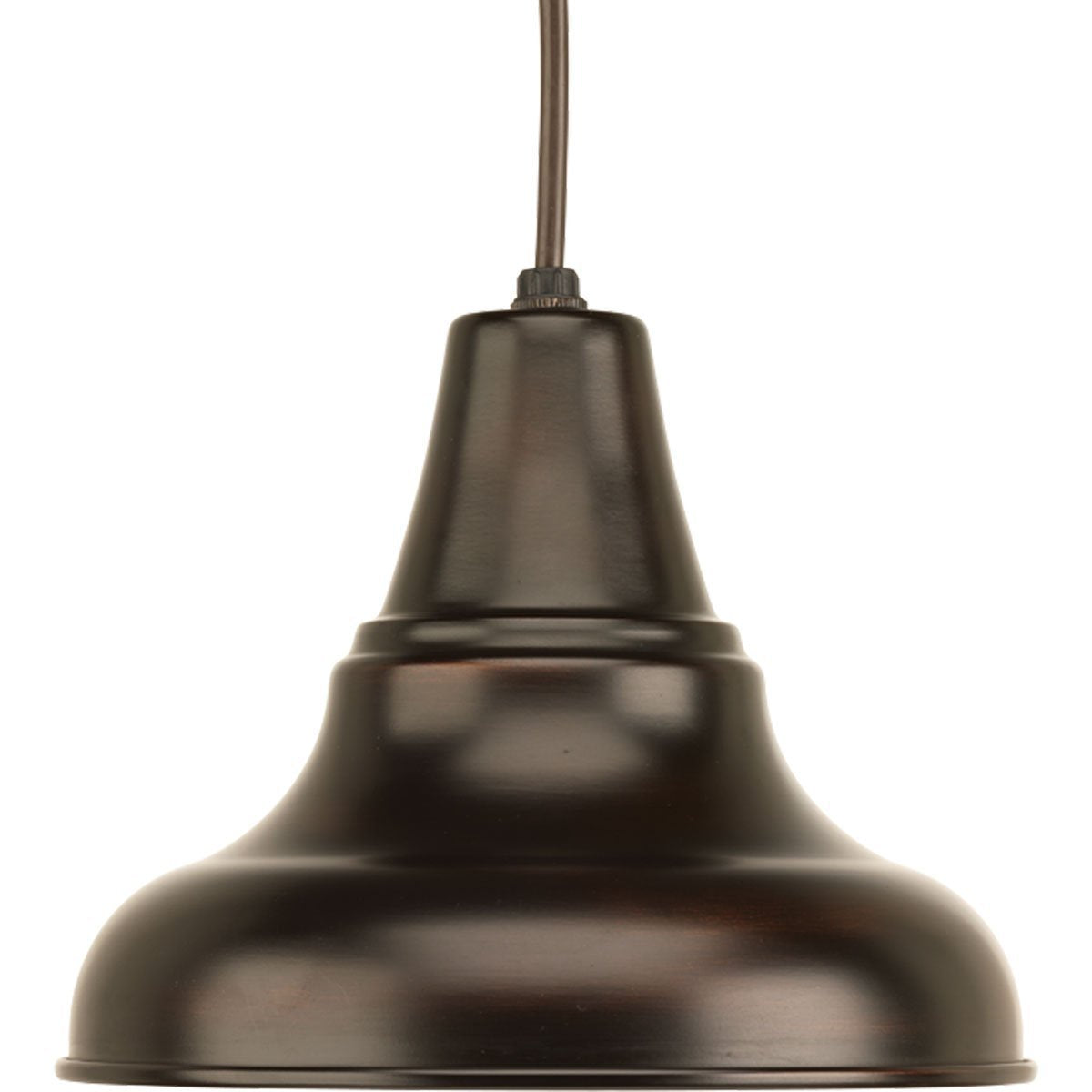 Progress Lighting District Collection 1-Light Farmhouse Outdoor Hanging Lantern Light Antique Bronze - Like New