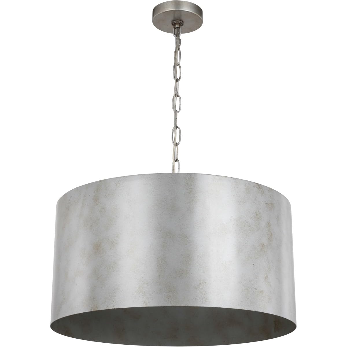 Living District Miro 3-Light Mid-Century Metal Pendant in Vintage Silver - Like New