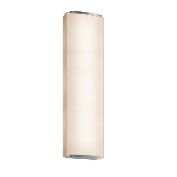 Sonneman 4419.13 Contemporary Modern Three Light Wall Sconce from Wave Shade Collection in Pewter, Nickel, Silver Finish,