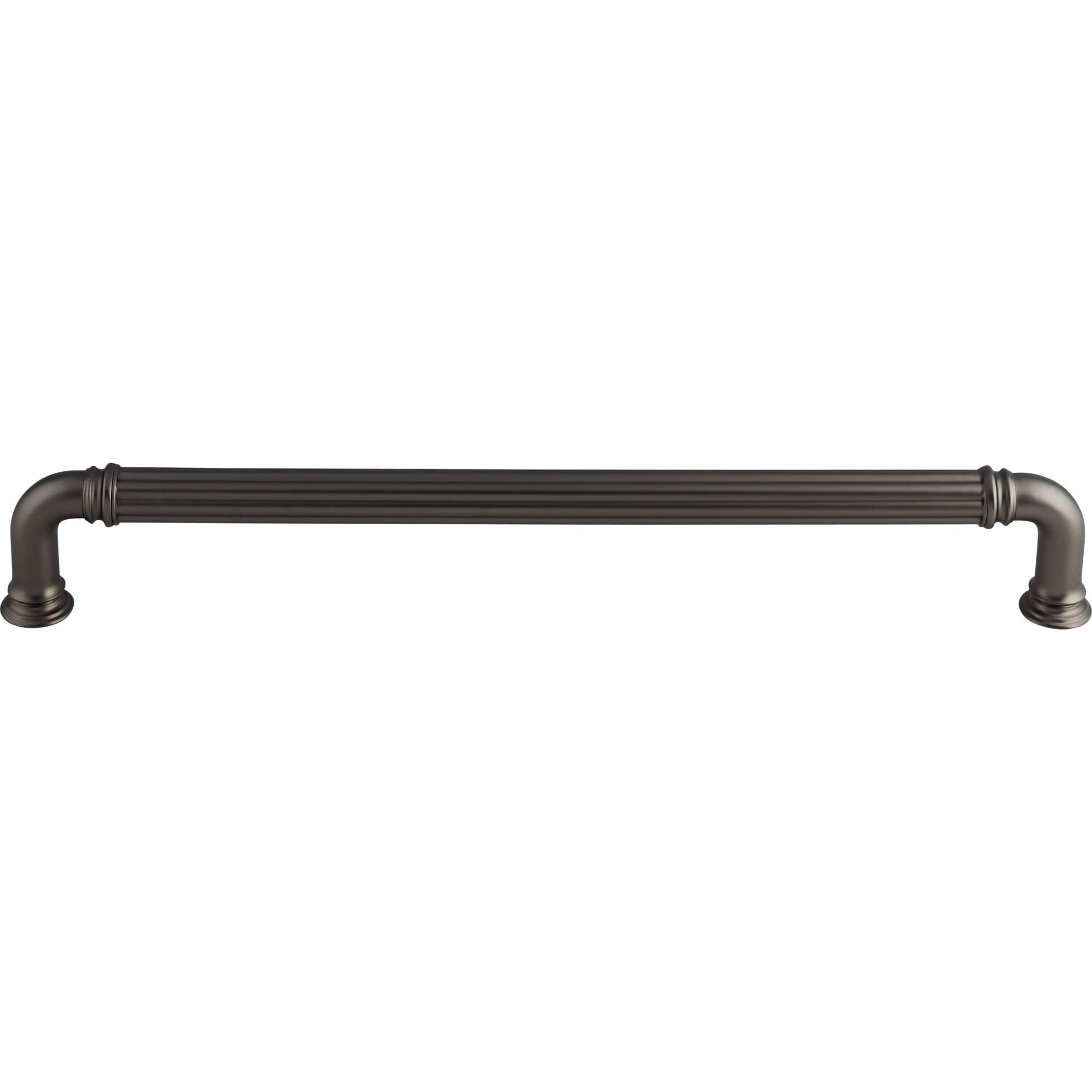 Top Knobs TK328AG TK328 Reeded 18 Inch Center to Center Appliance Pull from The Chareau Collection