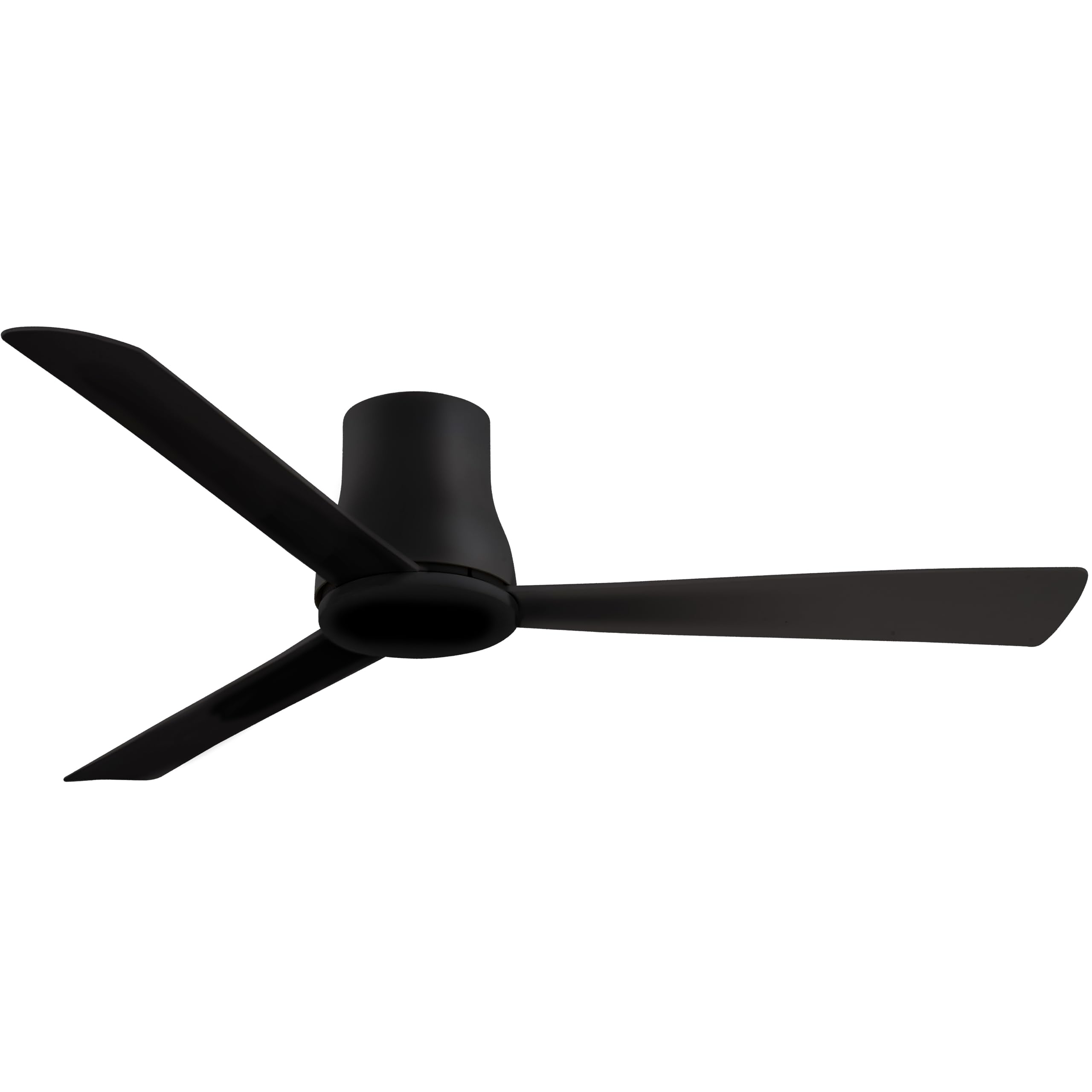 Minka-Aire Simple Flush Hugger 52" Hugger Ceiling Fan with Remote Control in Coal Black Finish, F873-CL