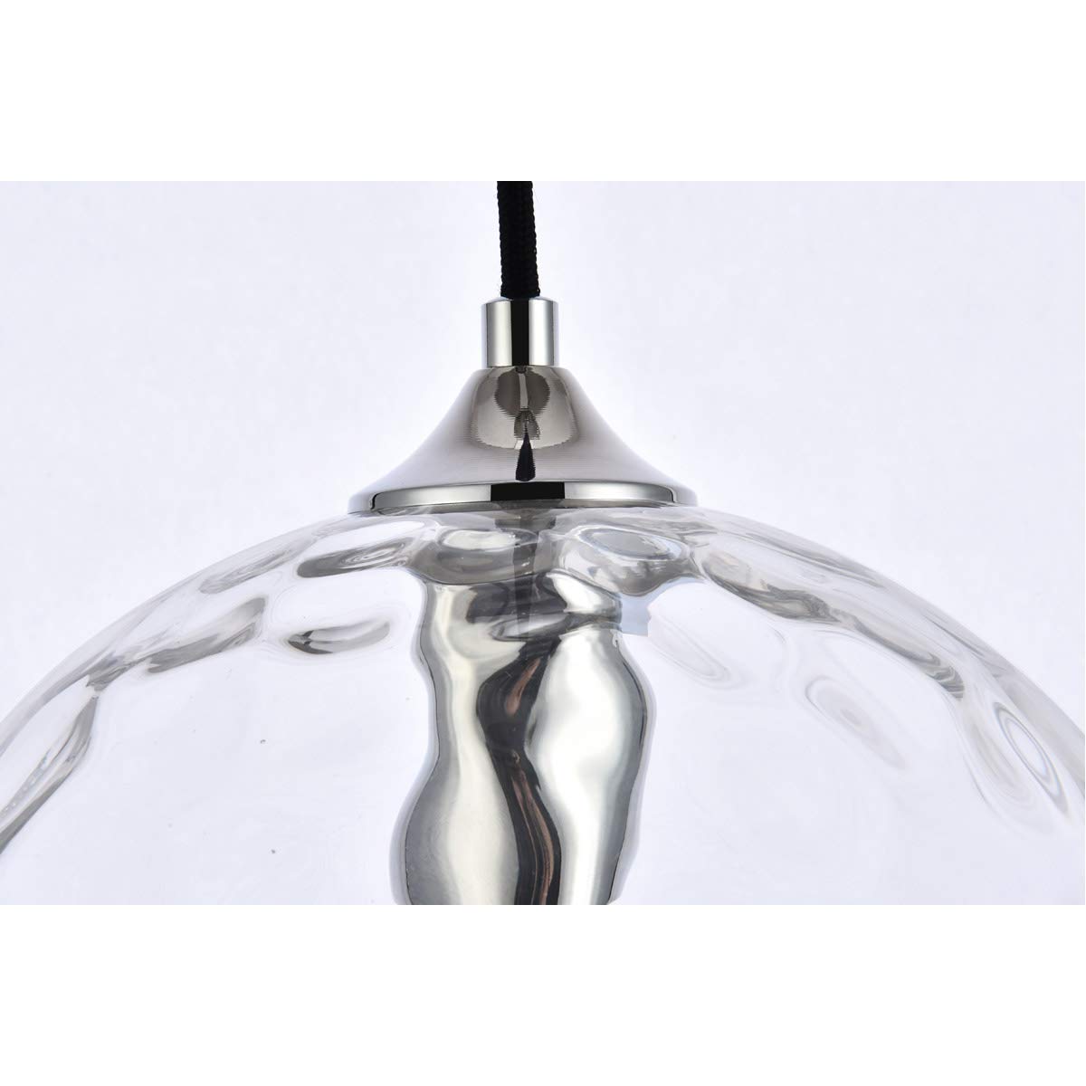 Living District Cashel 10 inch Light Chrome Pendant