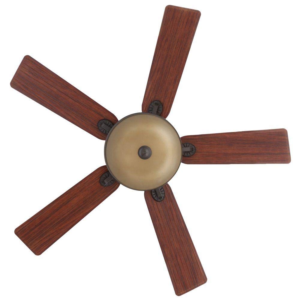 Hampton Bay Radcliffe 52 in. Indoor/Outdoor Natural Iron Ceiling Fan with Light Kit and Remote Control