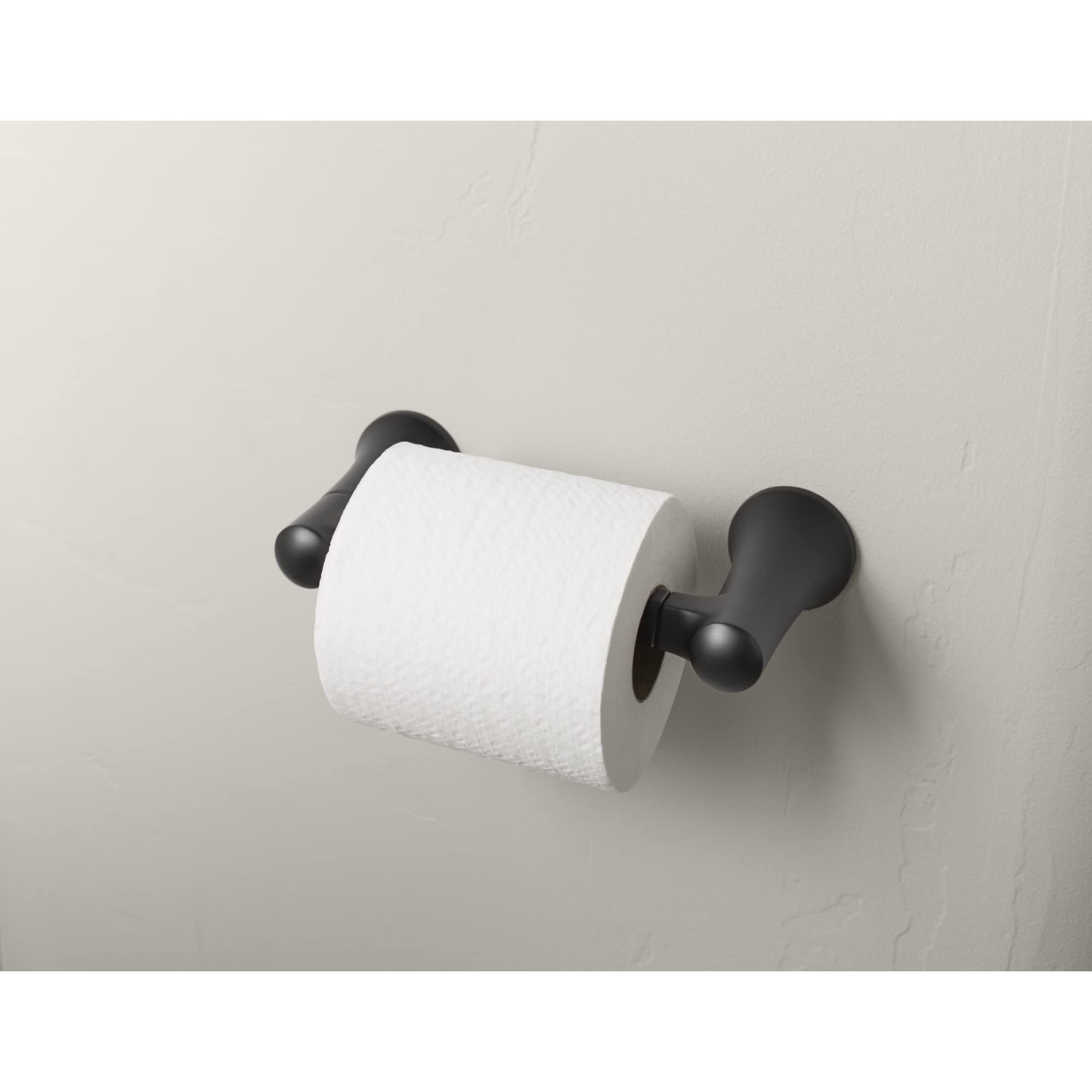 Kohler K-21954 Tempered Wall Mounted Pivoting Toilet Paper Holder - Nickel