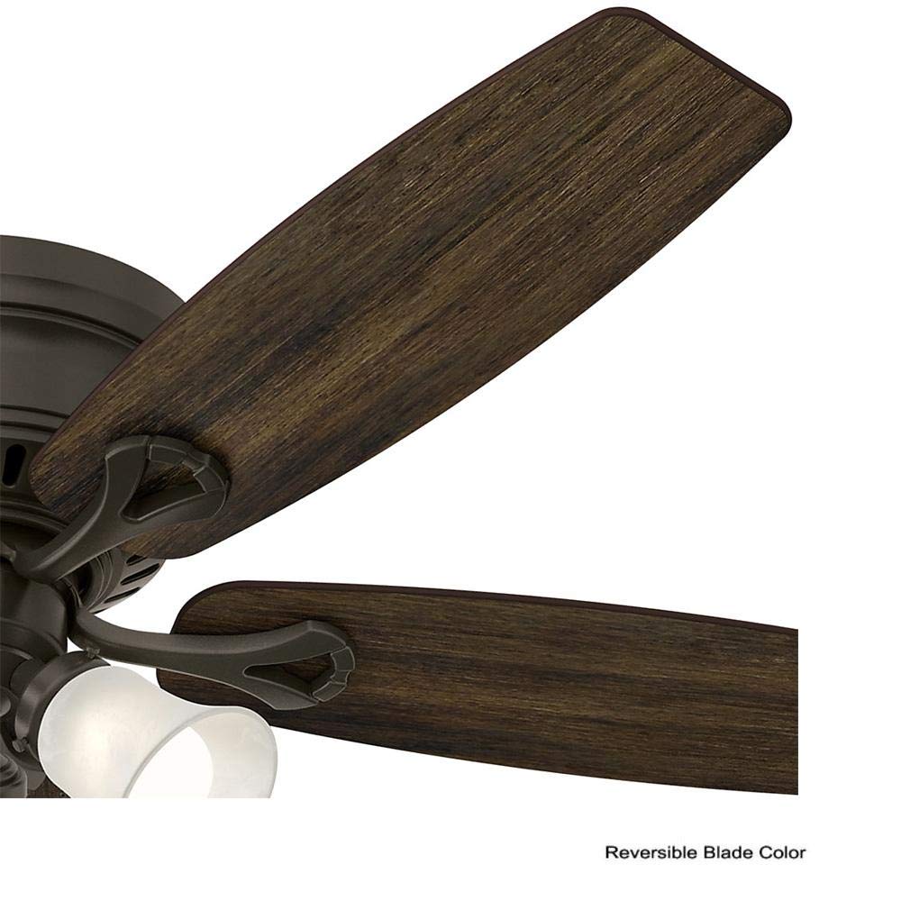 Hunter 52016 Oakhurst 52 in. LED Indoor Low Profile New Bronze Ceiling Fan