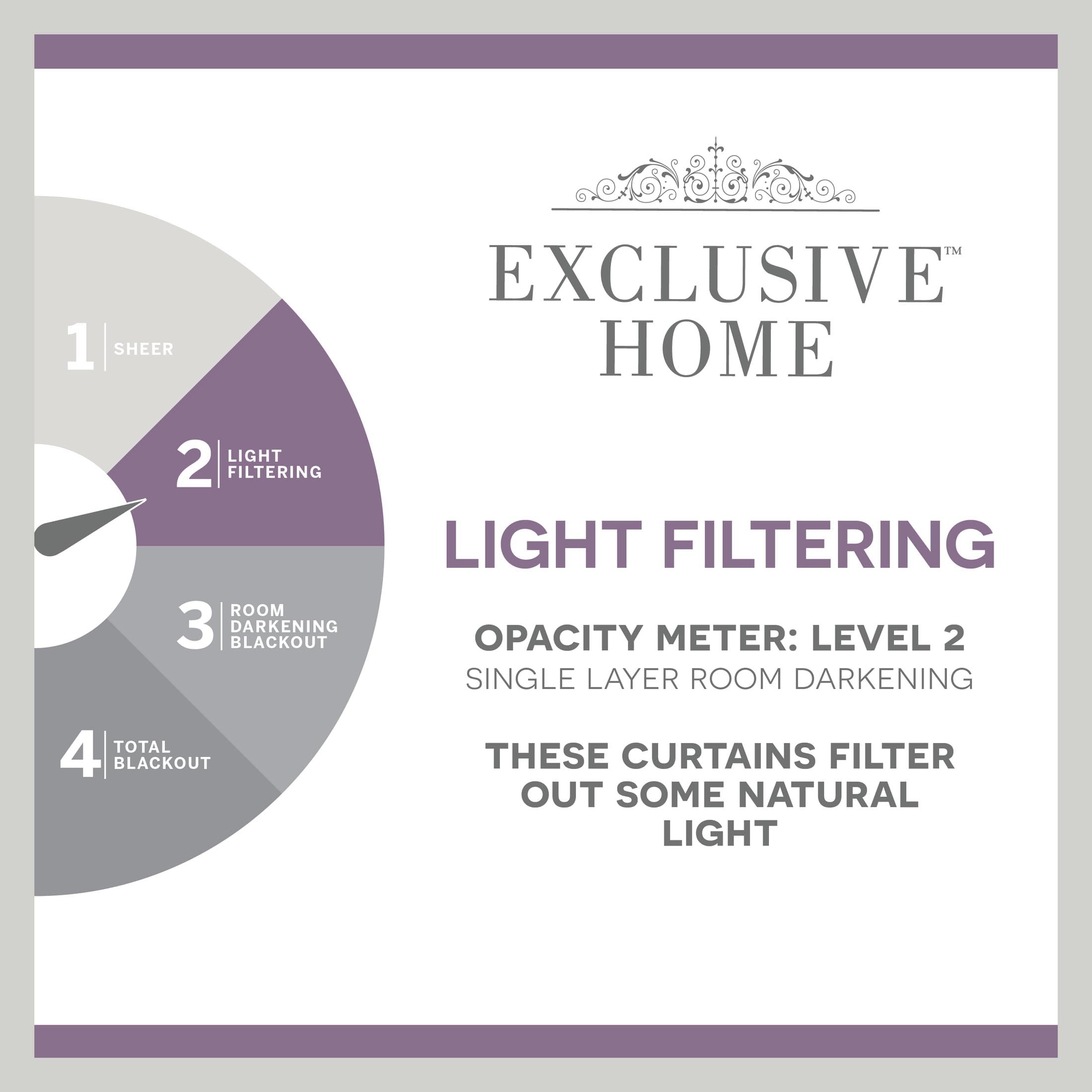 Exclusive Home Cabana Solid Indoor/Outdoor Light Filtering Hook-and-Loop Tab Top Curtain Panel Pair, 54"x96", Vanilla