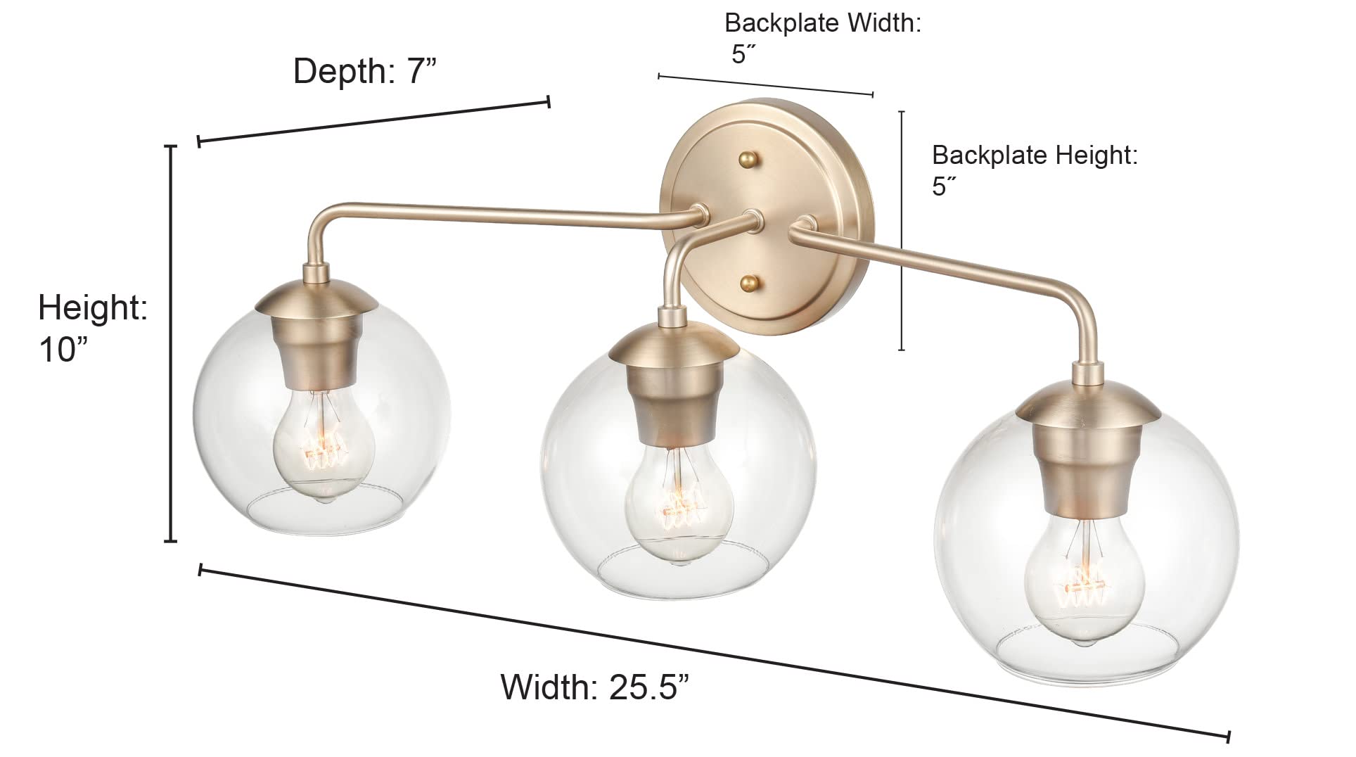 Millennium Lighting 9753-MG Traditional, Modern Gold